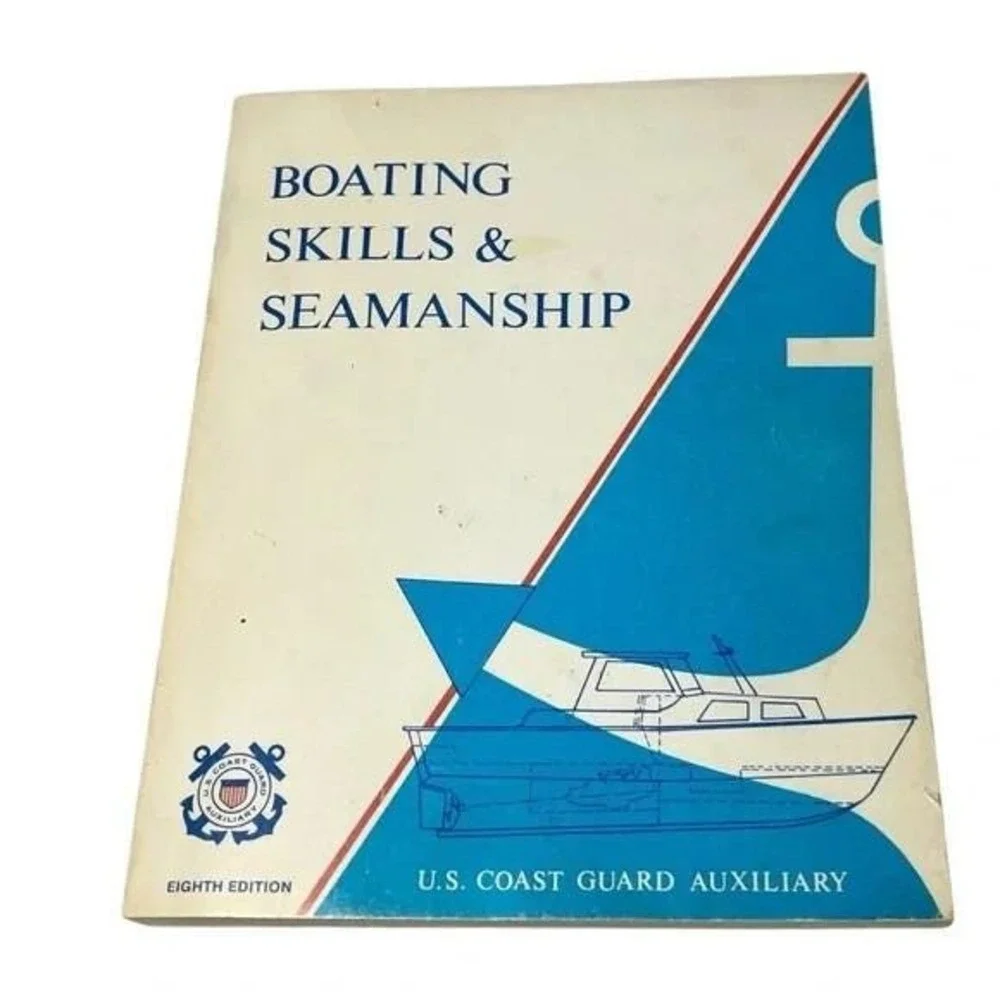 Boating Skills & Seamanship 8th Edition Book Vtg 1979 US Coast Guard Auxiliary